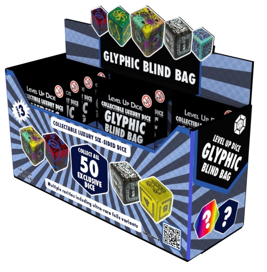 Series 3 - Glyphic Blind Bag - Single d6 (1) - Level Up Dice