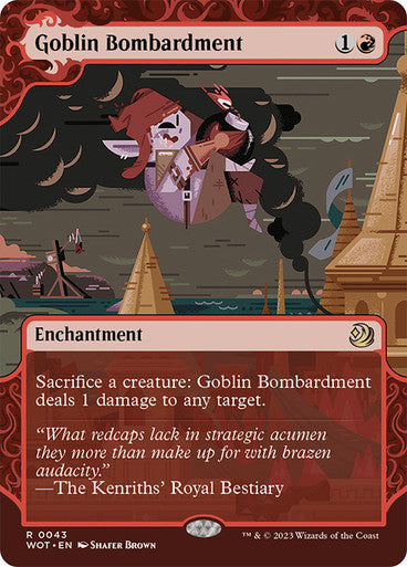 Goblin Bombardment (enchanting tale) #0043 [WOE] [WOT]