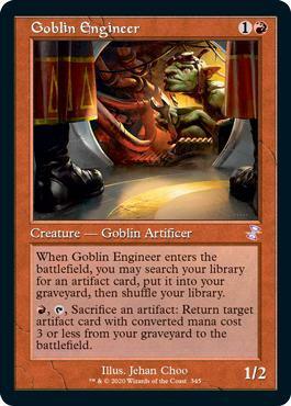 Goblin Engineer (Retro Frame) Time Spiral Remastered - Timeshifted - Mega Games Penrith