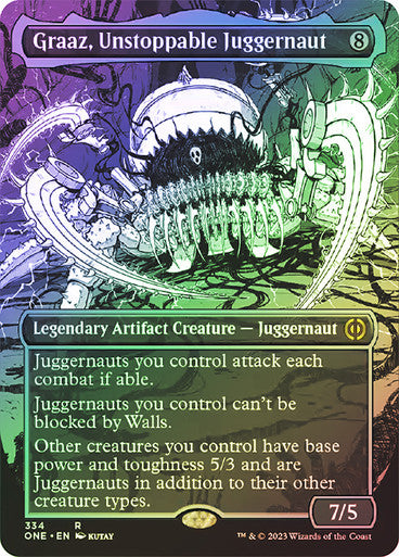 Graaz, Unstoppable Juggernaut (borderless manga) (foil)