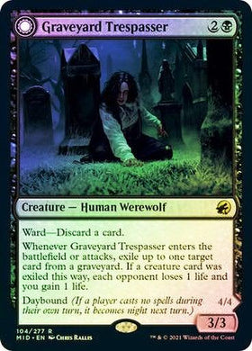 Graveyard Trespasser // Graveyard Glutton (Foil) - Mega Games Penrith