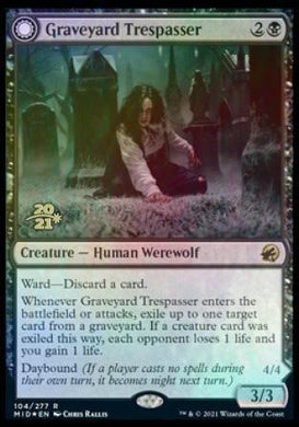 Graveyard Trespasser // Graveyard Glutton Pre-Release (Foil) - Mega Games Penrith