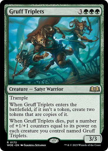 Gruff Triplets #0172 [WOE]