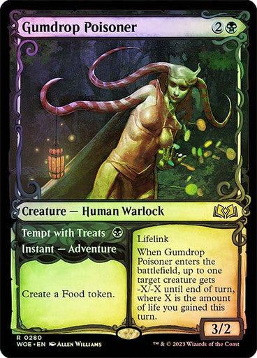 Gumdrop Poisoner (showcase foil) #0280 [WOE]