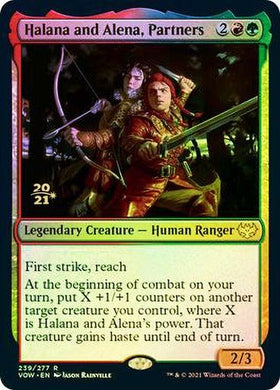 Halana and Alena, Partners (Prerelease) (Foil) - Mega Games Penrith