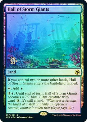 Hall of Storm Giants (Prerelease) (Foil) - Mega Games Penrith