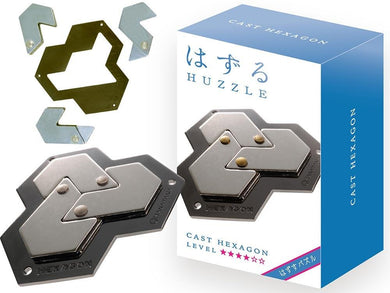 Hanayama Huzzle Cast Hexagon - Level 4 - Mega Games Penrith