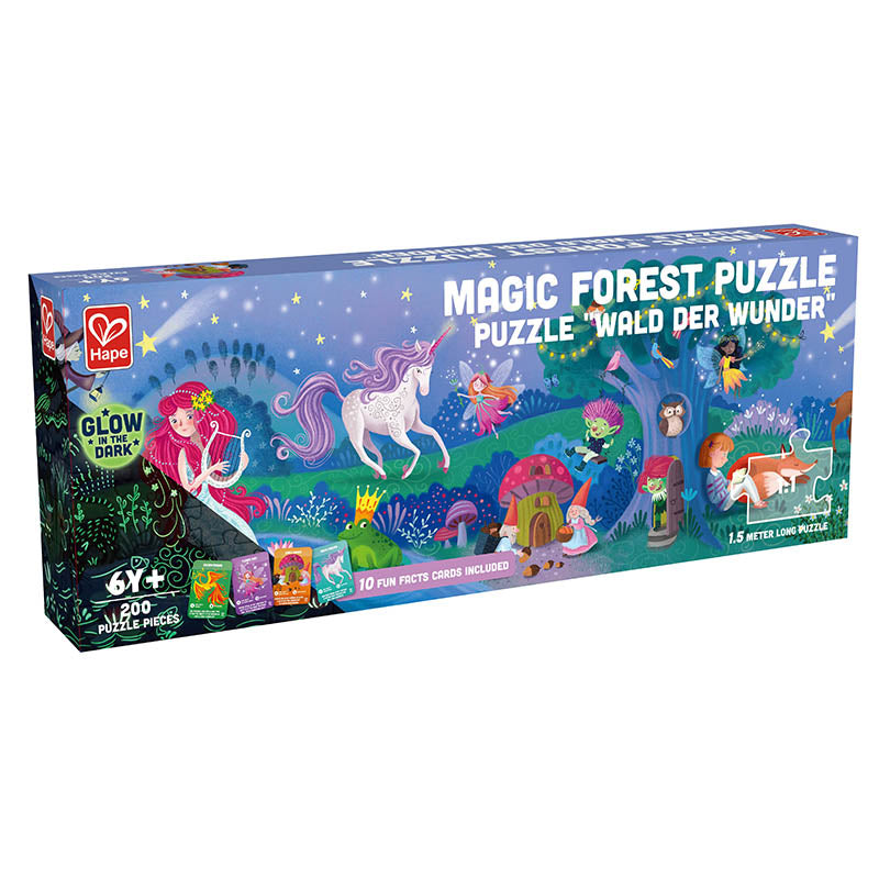 Magic Forest Floor Puzzle - Glow in the Dark 200pc