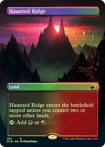 Haunted Ridge (Borderless)(Foil) - Mega Games Penrith