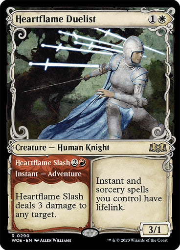Heartflame Duelist (showcase) #0290 [WOE]