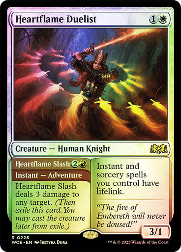 Heartflame Duelist (foil) #0228 [WOE]