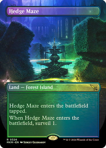 Hedge Maze (Bordless Foil) #0326 [MKM]