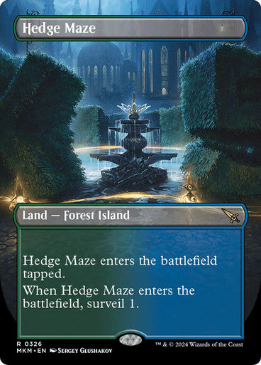 Hedge Maze (Borderless) #0326 [MKM]