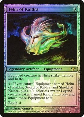Helm of Kaldra (Prerelease) (Foil) - Mega Games Penrith