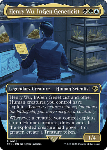 Henry Wu, InGen Geneticist (Borderless) #0012 [LCI] [REX]