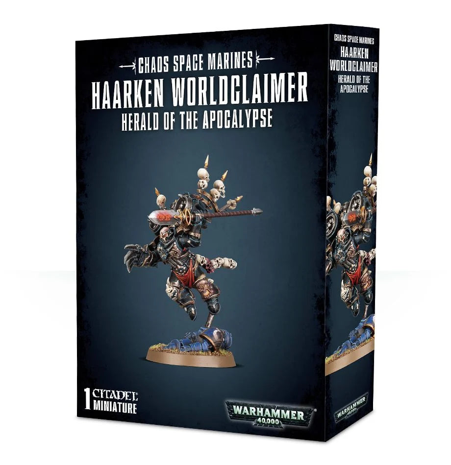 Chaos Space Marines - Haarken Worldclaimer - Herald of the Apocalypse