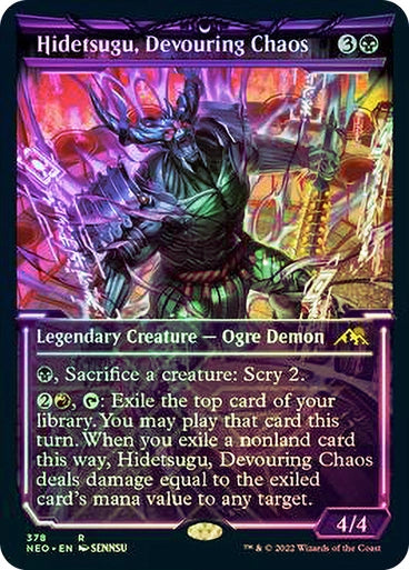 Hidetsugu, Devouring Chaos (Showcase) Foil