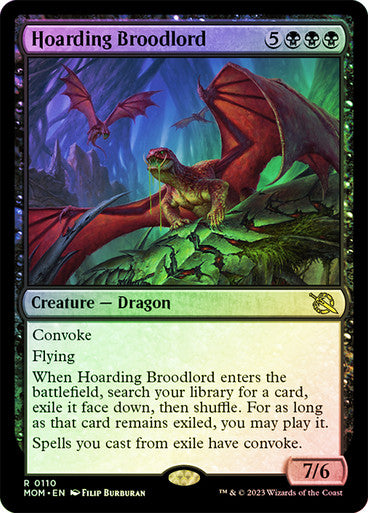 Hoarding Broodlord (foil) #0110 [MOM]