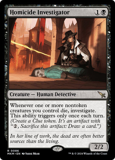 Homicide Investigator #0086 Bk R [MKM]