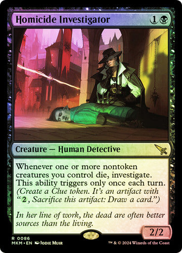 Homicide Investigator (Foil) #0086 Bk R [MKM]