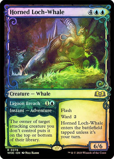 Horned Loch-Whale (showcase foil) #0278 [WOE]