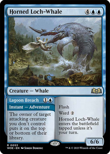 Horned Loch-Whale #0053 Bu R [WOE]