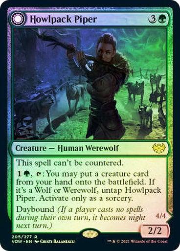 Howlpack Piper // Wildsong Howler (Foil) - Mega Games Penrith