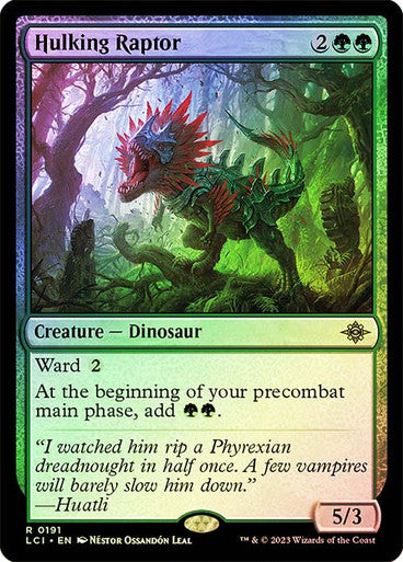 Hulking Raptor (Foil) #0191 [LCI]