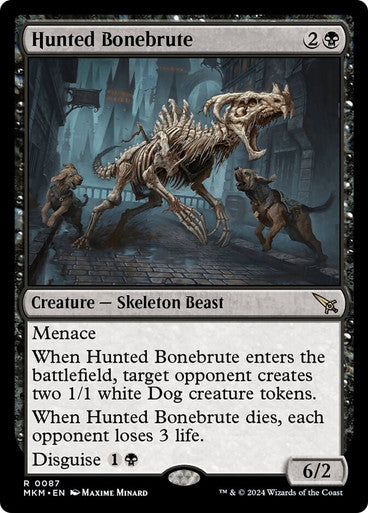 Hunted Bonebrute #0087 Bk R [MKM]