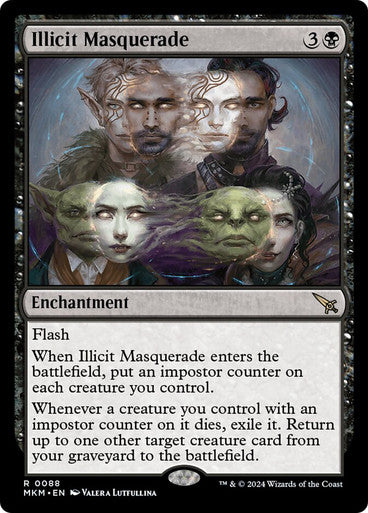 Illicit Masquerade #0088 Bk R [MKM]