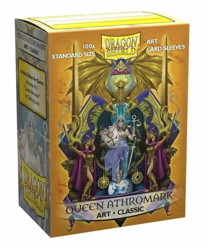 King Athromark III - Matte Art Sleeves - Standard Size Box 100 - Dragon Shield