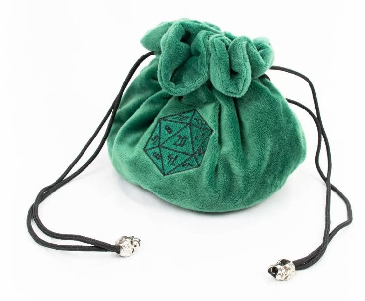 Fluffy Green Multipocket Dice Bag - LPG