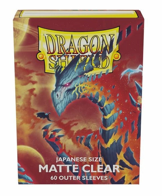Outer Sleeves - Dragon Shield Japanese - Box 60 - Matte Clear