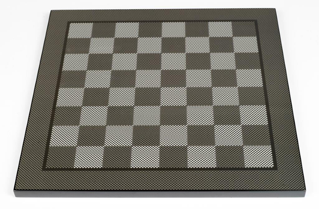 Carbon Fibre Style Chess Board 16