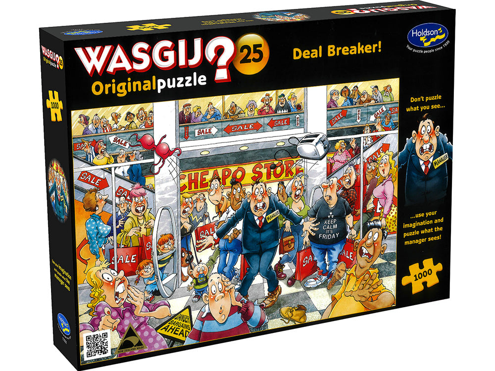 #25 Deal Breaker! - 1000 Piece Jigsaw Puzzle - Wasgij Original - Holdson
