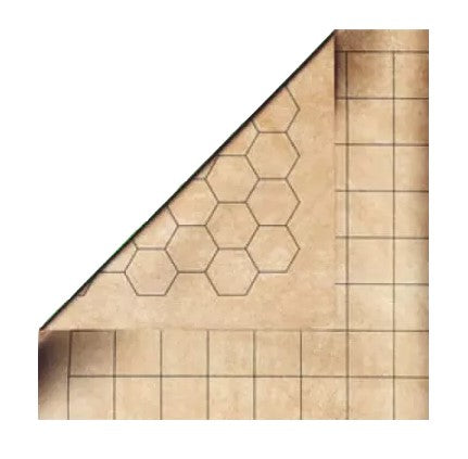 Mondomat: Reversible Battlemat - 38mm Squares & Hexes - Chessex