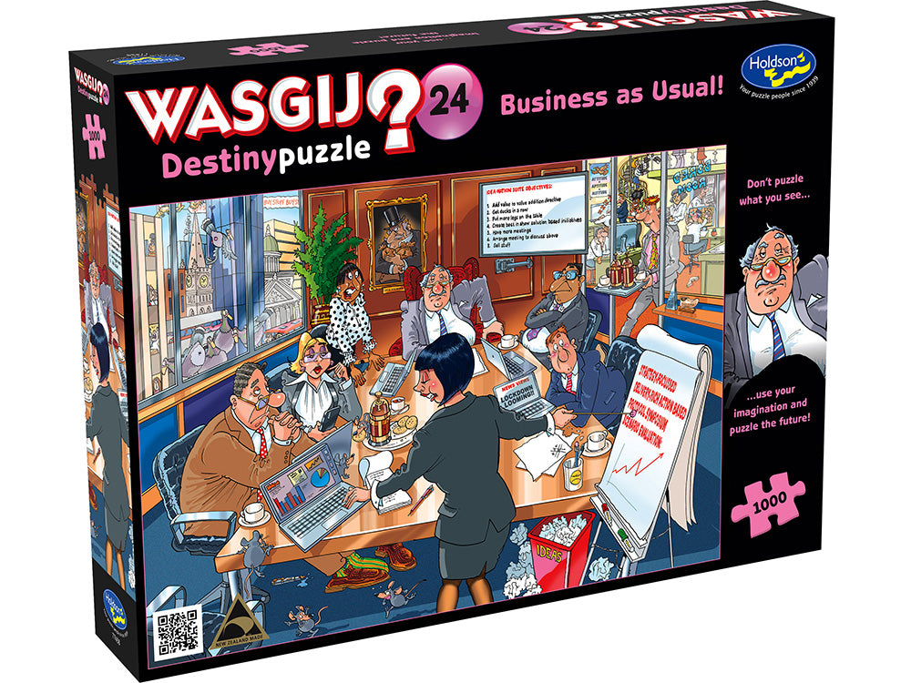 #24 Business as Usual - 1000 Piece Jigsaw Puzzle - Wasgij Destiny - Holdson