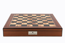 Load image into Gallery viewer, Walnut Finish 16” Chess Board Box ONLY with compartments - Dal Rossi
