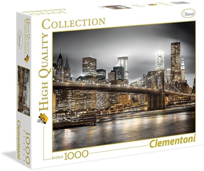 New York Skyline - 1000pc Jigsaw Puzzle - HQ - Clementoni