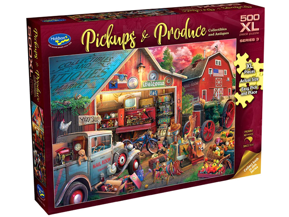 Collectables and Antiques - 500 XL Piece - Pickups & Produce - Holdson