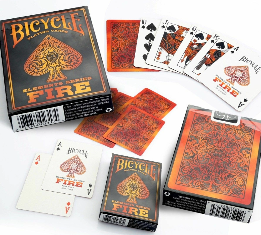 Fire - Elements Series - Bicycle Playing Cards