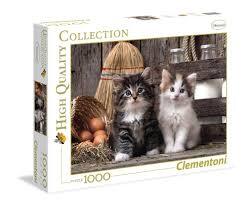 Lovely Kittens - 1000pc Jigsaw Puzzle - HQ - Clementoni
