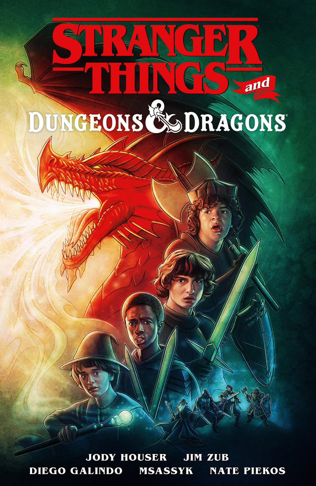 D&D Dungeons & Dragons and Stranger Things Comic Book