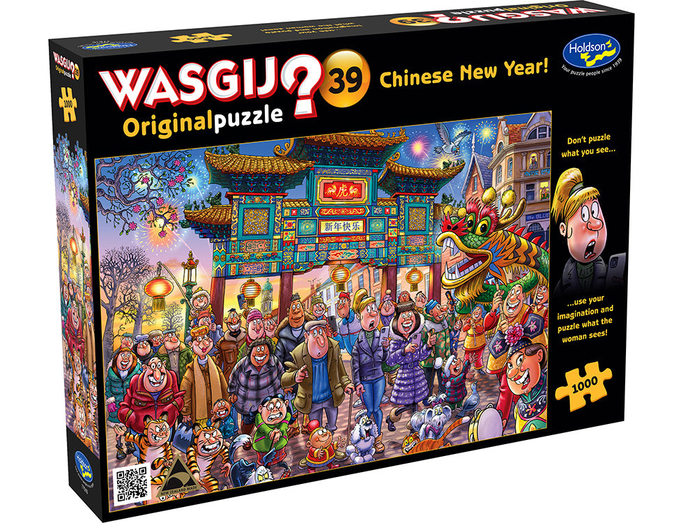 #39 Chinese New Year - 1000 Piece Jigsaw Puzzle - Wasgij Original - Holdson