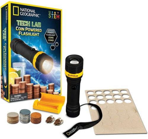 Coin Powered Flashlight - Tech Lab - National Geographic – Mega Games ...