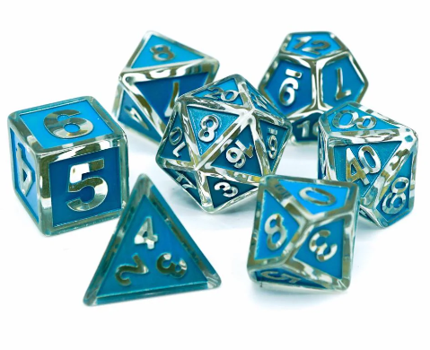 Die Hard Dice 7pc Polyhedral Set - Hydra