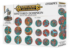 Load image into Gallery viewer, 25mm &amp; 32mm Round Bases - Shattered Dominion - Age of Sigmar
