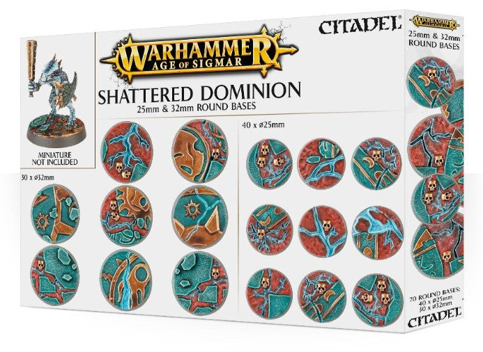 25mm & 32mm Round Bases - Shattered Dominion - Age of Sigmar