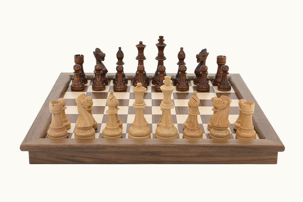 Walnut Chess Set - folding 18