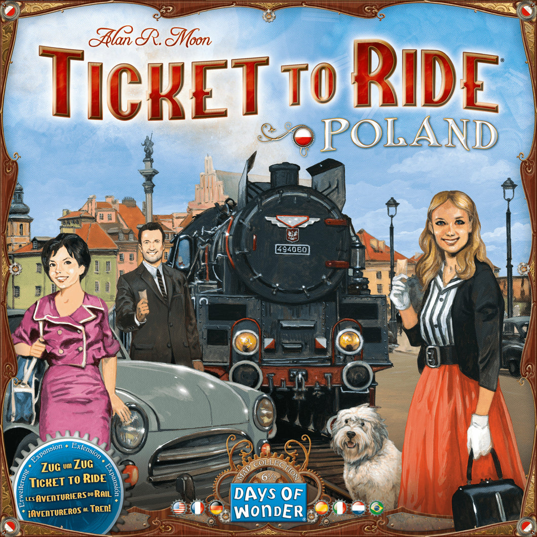 Ticket to Ride Poland Expansion 6 1/2